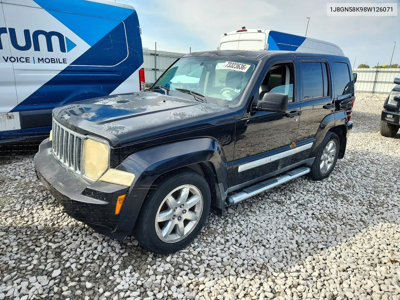 JEEP LIBERTY (NORTH AMERICA) 2008, VIN 1J8GN58K98W126071