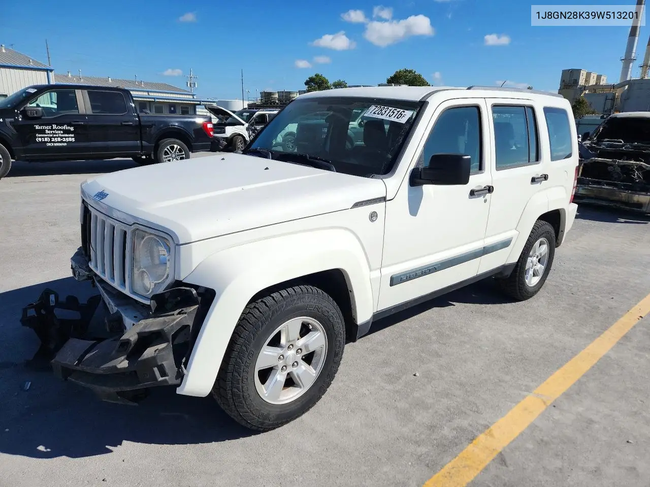 JEEP LIBERTY (NORTH AMERICA) 2009, VIN 1J8GN28K39W513201