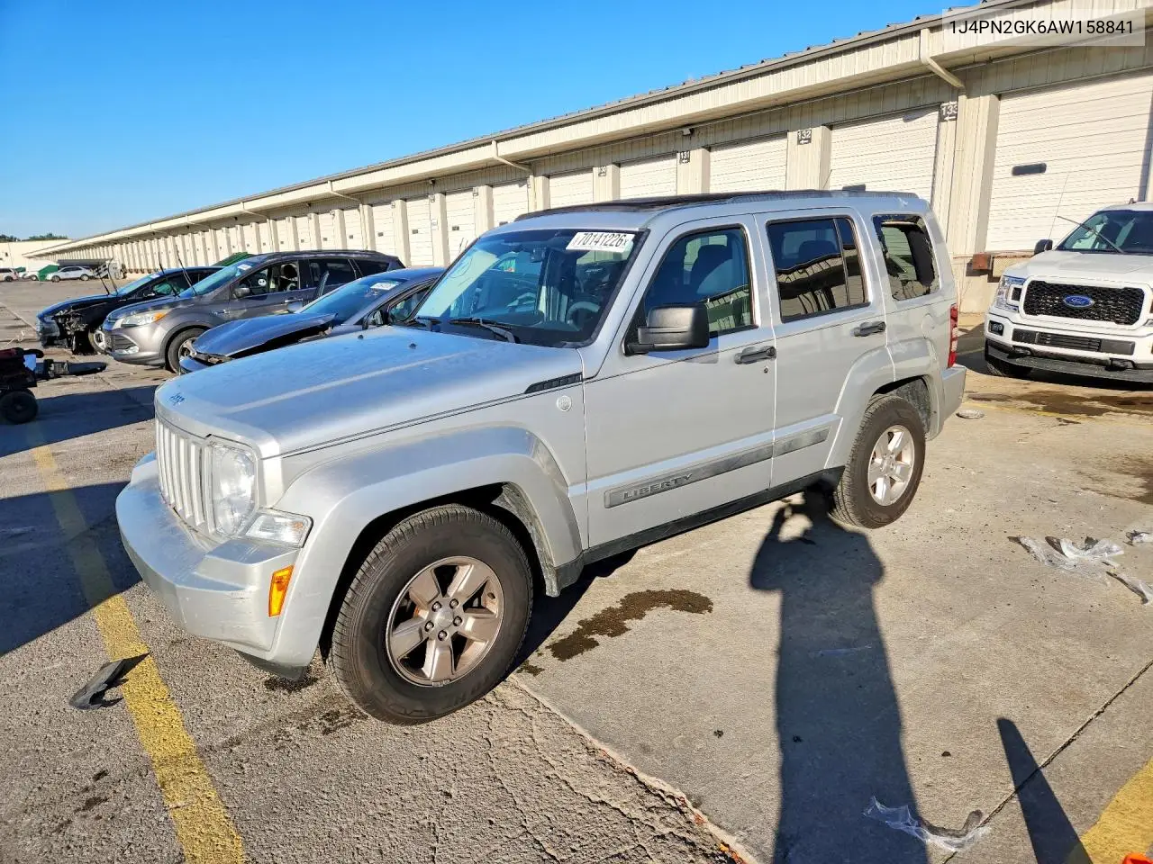 JEEP LIBERTY (NORTH AMERICA) 2010, VIN 1J4PN2GK6AW158841