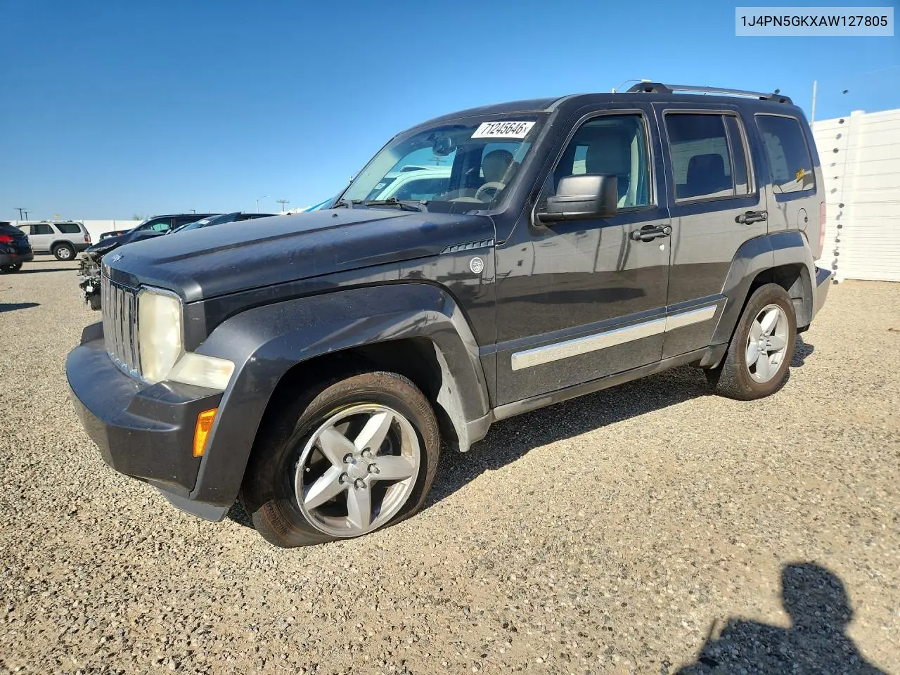 JEEP LIBERTY (NORTH AMERICA) 2010, VIN 1J4PN5GKXAW127805