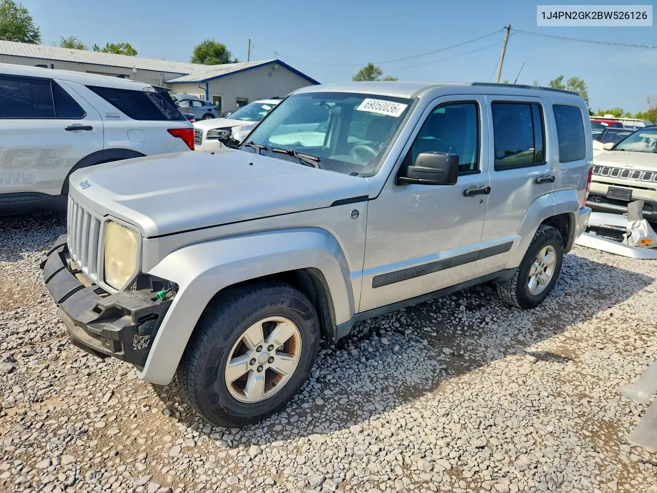 JEEP LIBERTY (NORTH AMERICA) 2011, VIN 1J4PN2GK2BW526126