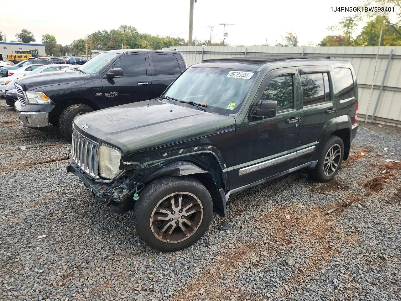 JEEP LIBERTY (NORTH AMERICA) 2011, VIN 1J4PN5GK1BW593401