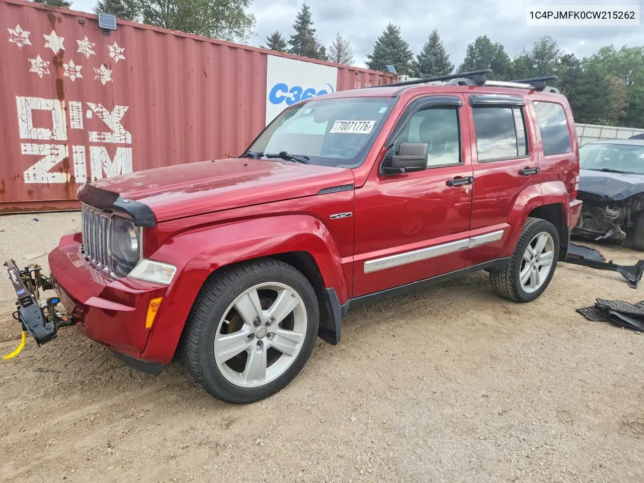JEEP LIBERTY (NORTH AMERICA) 2012, VIN 1C4PJMFK0CW215262