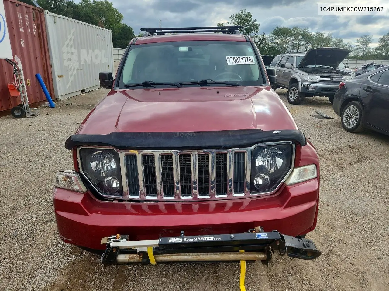2012 JEEP LIBERTY (NORTH AMERICA) VIN 1C4PJMFK0CW215262 — фото 5