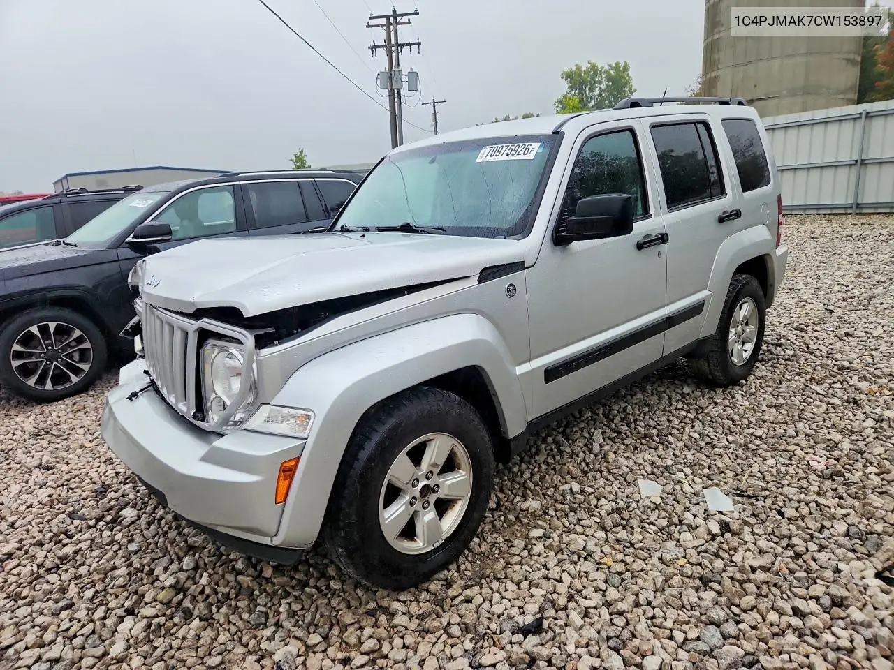JEEP LIBERTY (NORTH AMERICA) 2012, VIN 1C4PJMAK7CW153897