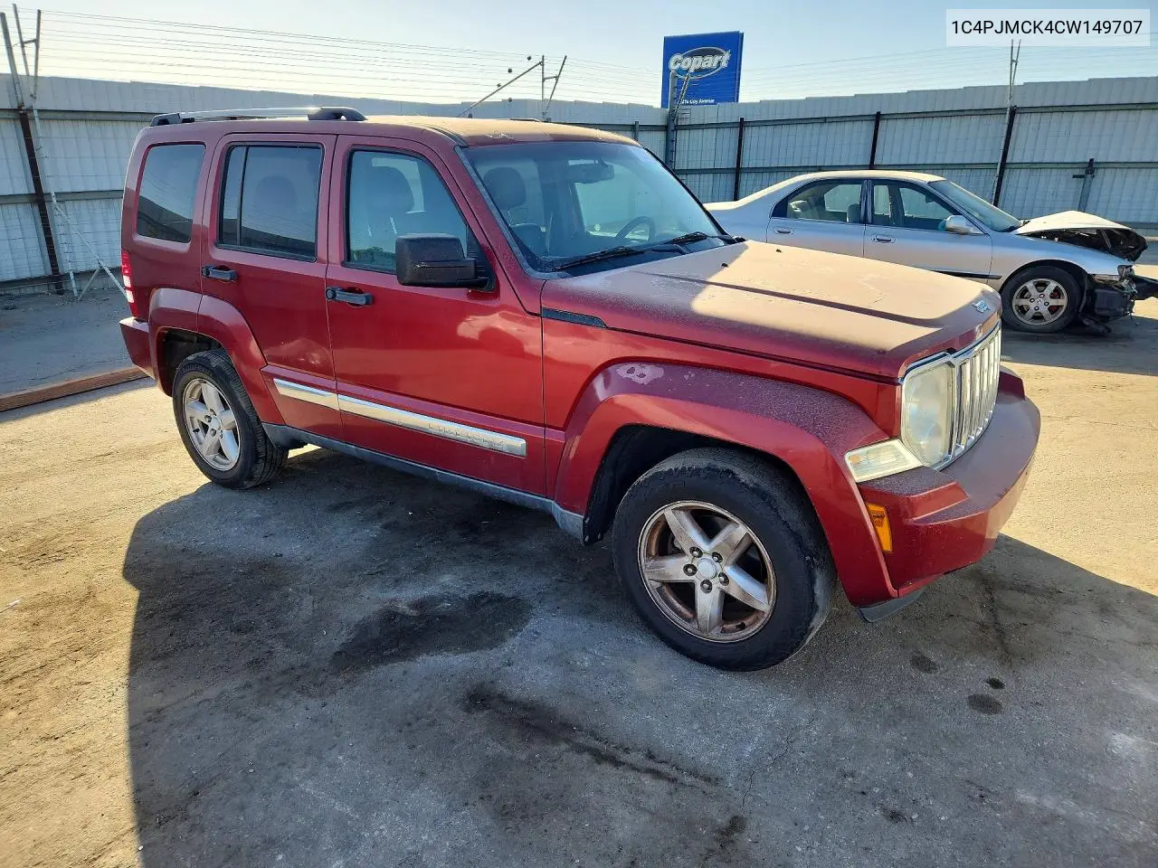 2012 JEEP LIBERTY (NORTH AMERICA) VIN 1C4PJMCK4CW149707 — фото 4