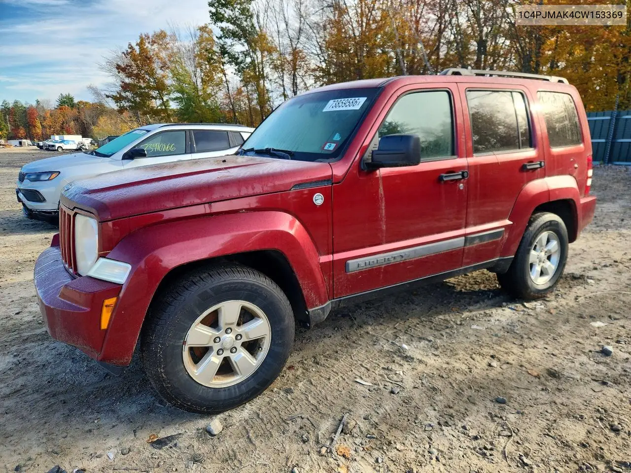 JEEP LIBERTY (NORTH AMERICA) 2012, VIN 1C4PJMAK4CW153369