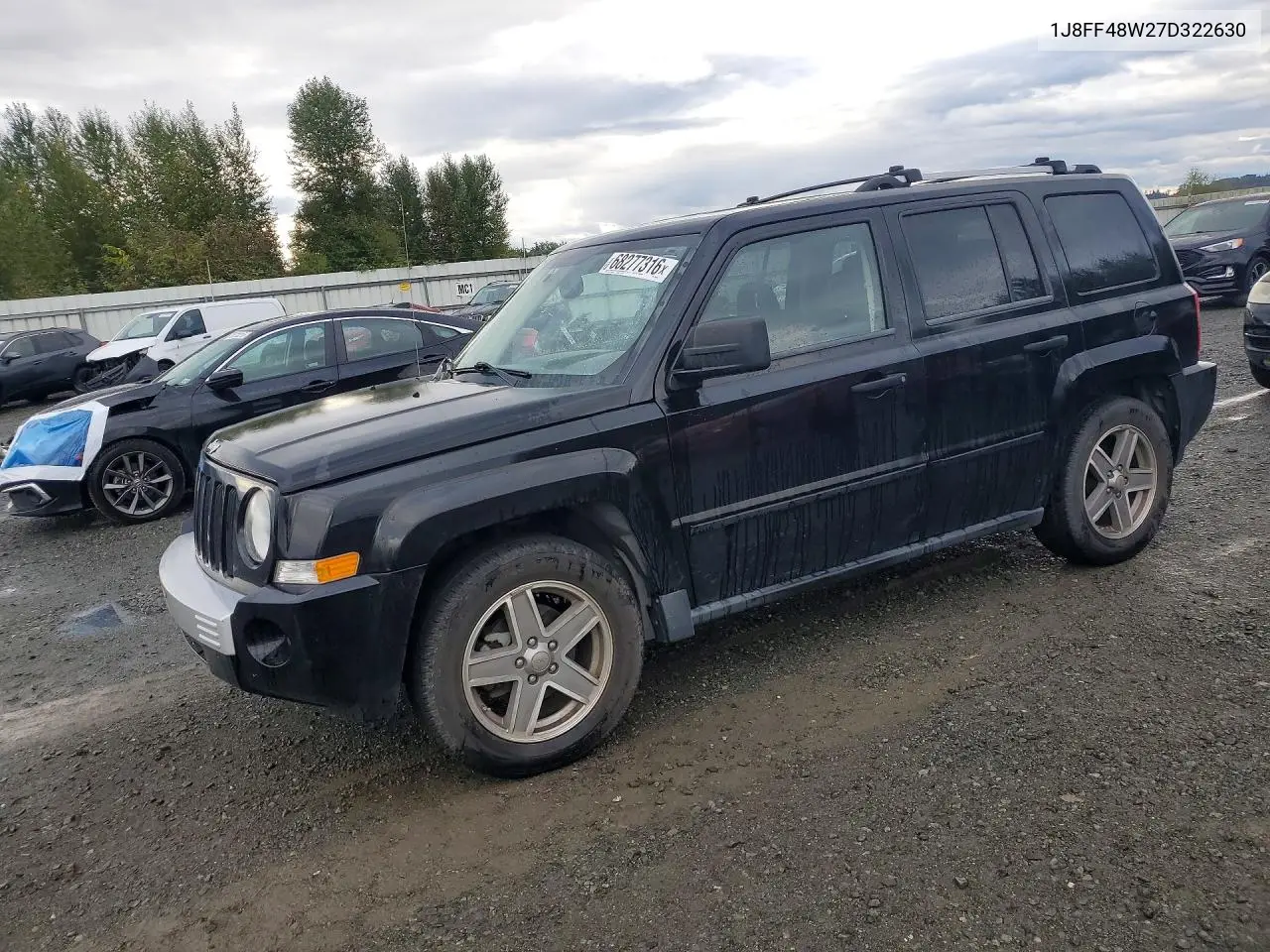 JEEP LIBERTY (PATRIOT) 2007, VIN 1J8FF48W27D322630
