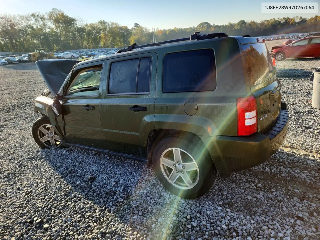 2007 JEEP LIBERTY (PATRIOT) VIN 1J8FF28W97D267064 — фото 2