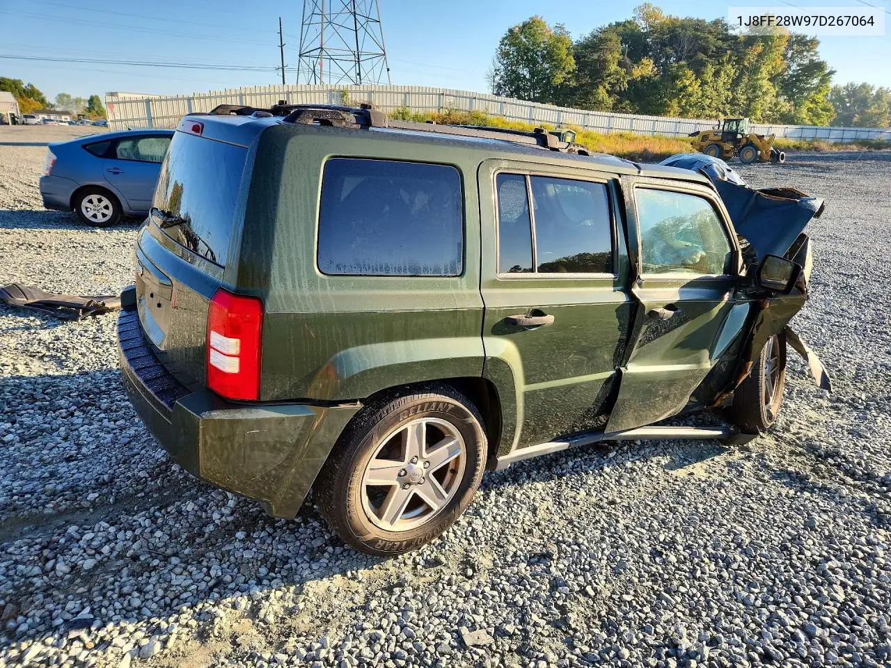 2007 JEEP LIBERTY (PATRIOT) VIN 1J8FF28W97D267064 — фото 3