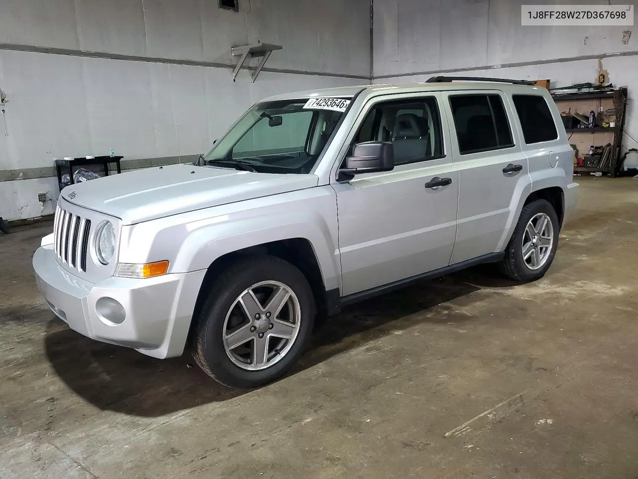 JEEP LIBERTY (PATRIOT) 2007, VIN 1J8FF28W27D367698