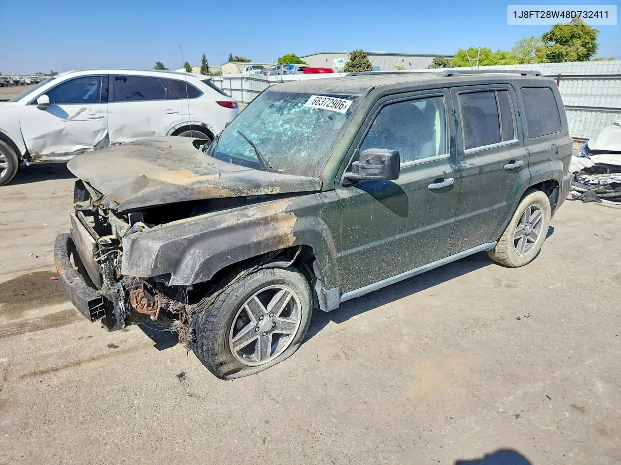 JEEP LIBERTY (PATRIOT) 2008, VIN 1J8FT28W48D732411