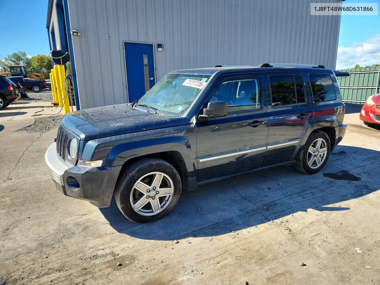 JEEP LIBERTY (PATRIOT) 2008, VIN 1J8FT48W68D631866