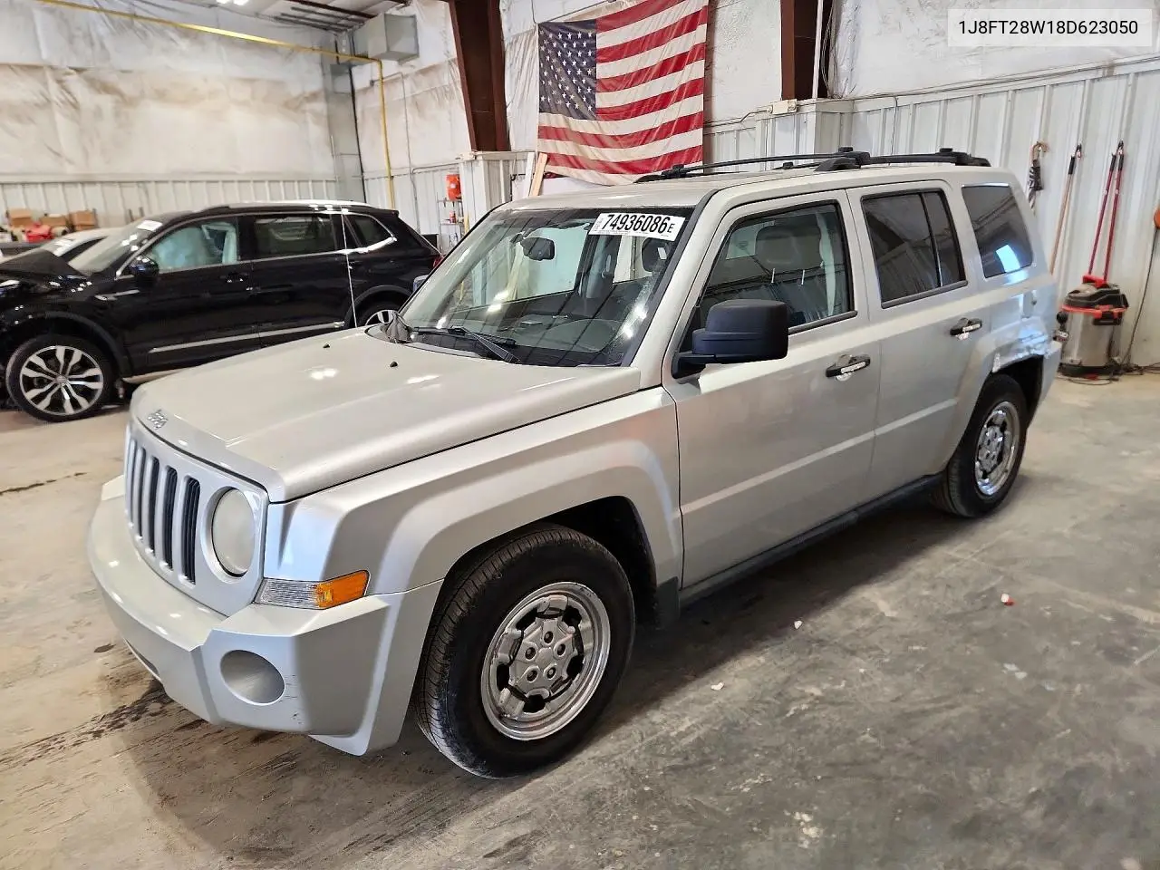 JEEP LIBERTY (PATRIOT) 2008, VIN 1J8FT28W18D623050