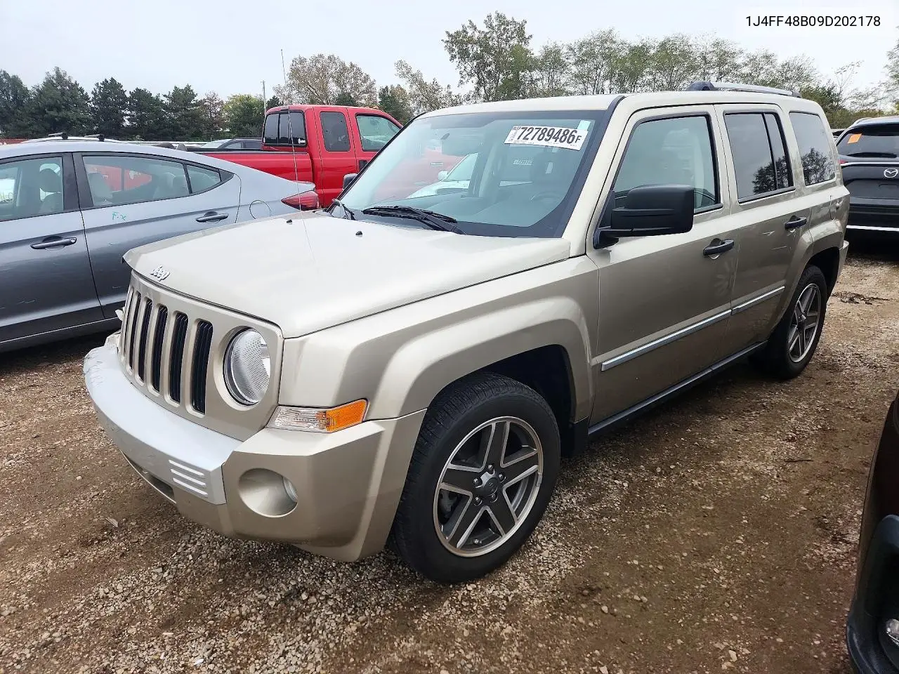 JEEP LIBERTY (PATRIOT) 2009, VIN 1J4FF48B09D202178