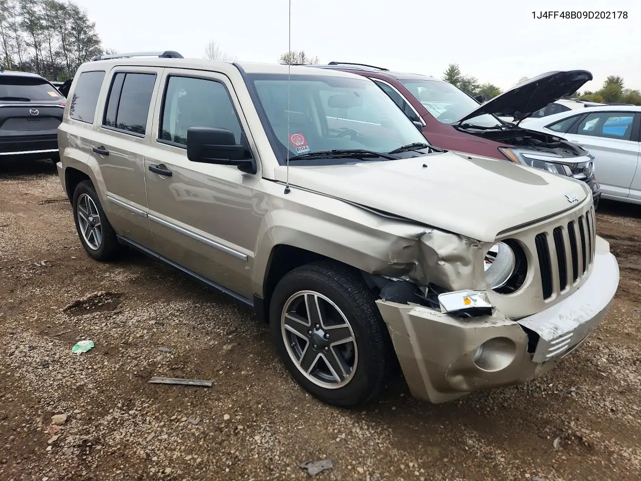 2009 JEEP LIBERTY (PATRIOT) VIN 1J4FF48B09D202178 — фото 4