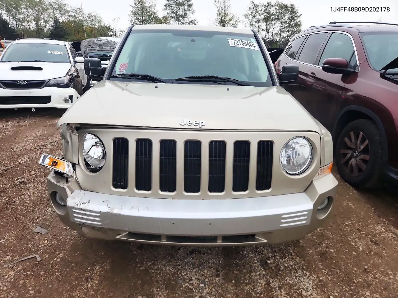 2009 JEEP LIBERTY (PATRIOT) VIN 1J4FF48B09D202178 — фото 5