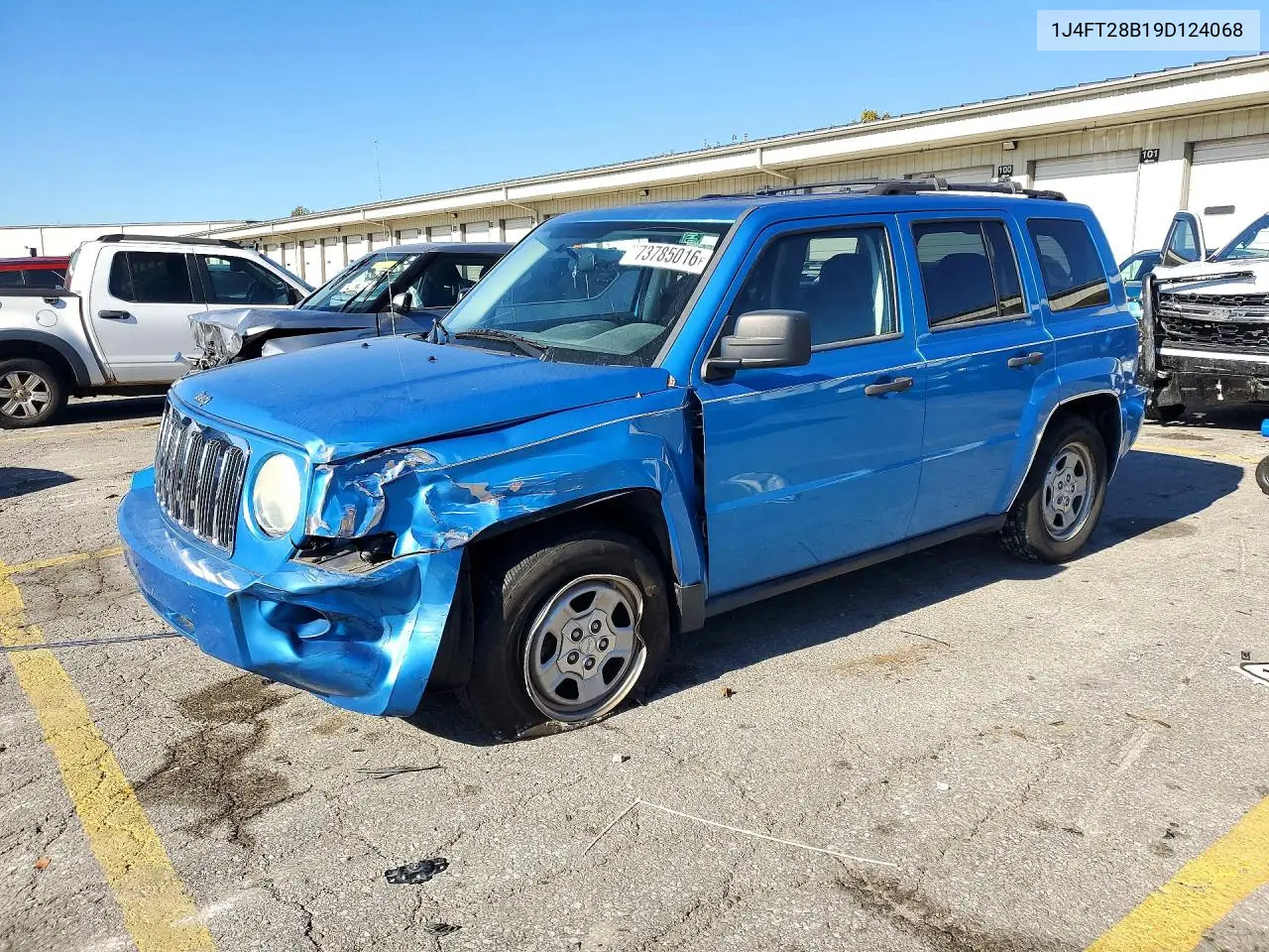 JEEP LIBERTY (PATRIOT) 2009, VIN 1J4FT28B19D124068