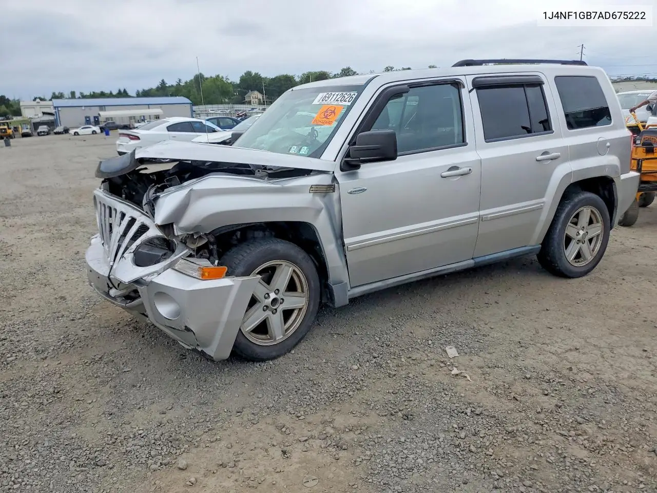 JEEP LIBERTY (PATRIOT) 2010, VIN 1J4NF1GB7AD675222