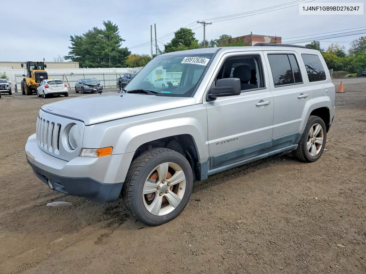 JEEP LIBERTY (PATRIOT) 2011, VIN 1J4NF1GB9BD276247