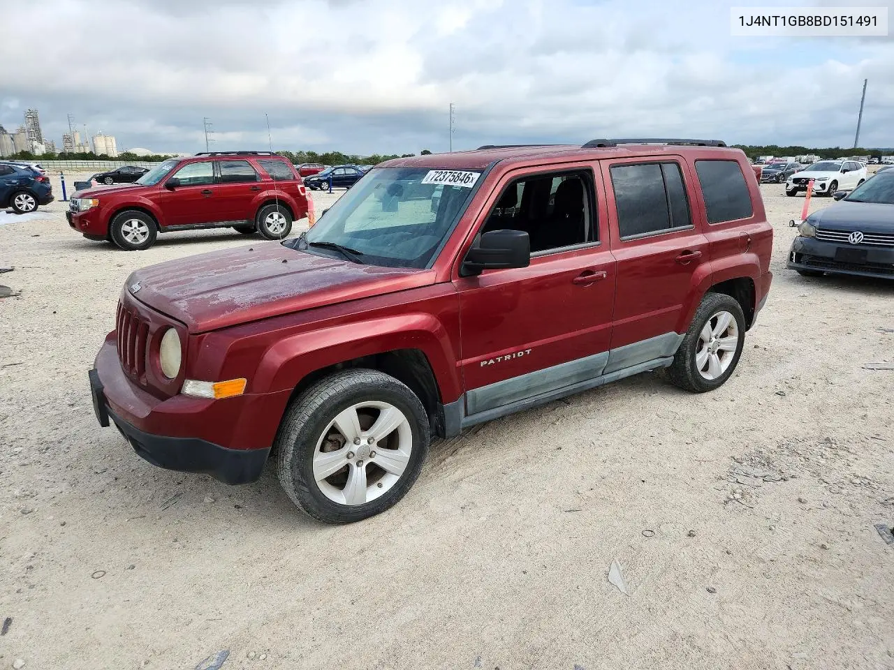 JEEP LIBERTY (PATRIOT) 2011, VIN 1J4NT1GB8BD151491