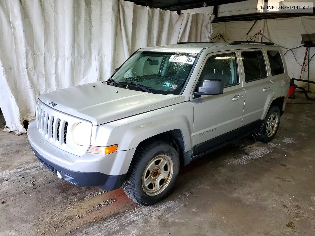JEEP LIBERTY (PATRIOT) 2011, VIN 1J4NF1GB7BD141557