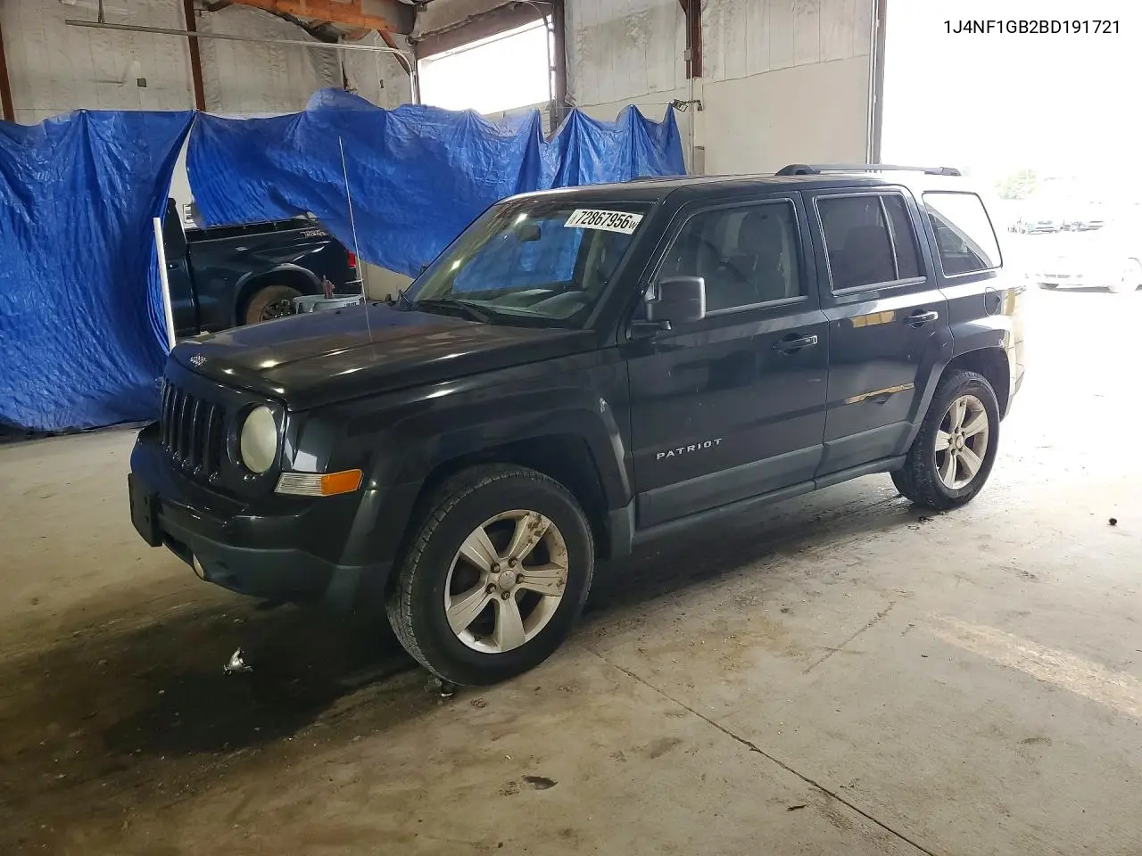 JEEP LIBERTY (PATRIOT) 2011, VIN 1J4NF1GB2BD191721