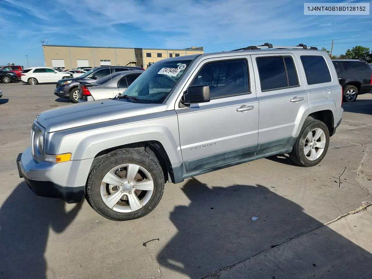 JEEP LIBERTY (PATRIOT) 2011, VIN 1J4NT4GB1BD128152