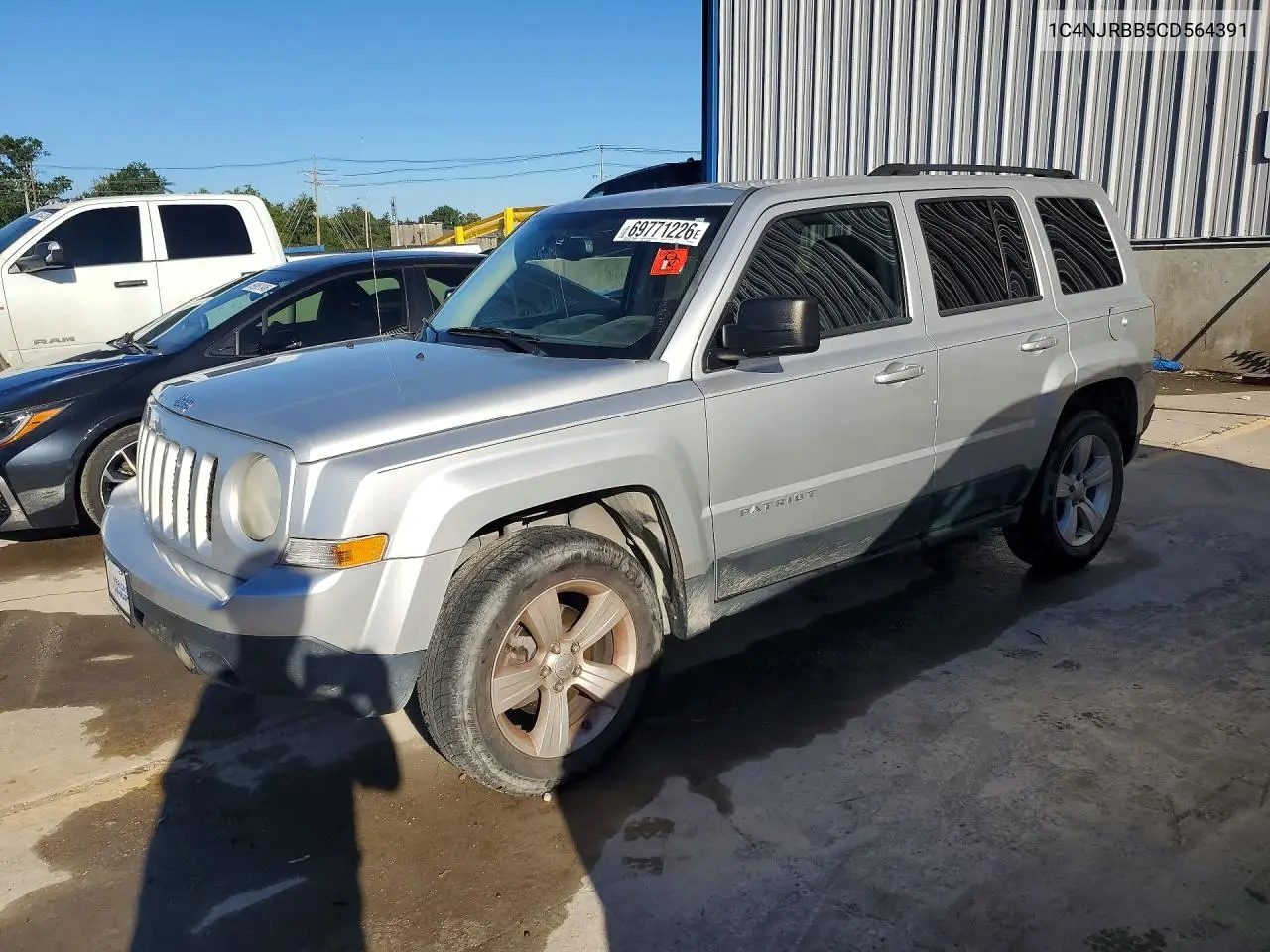 JEEP LIBERTY (PATRIOT) 2012, VIN 1C4NJRBB5CD564391