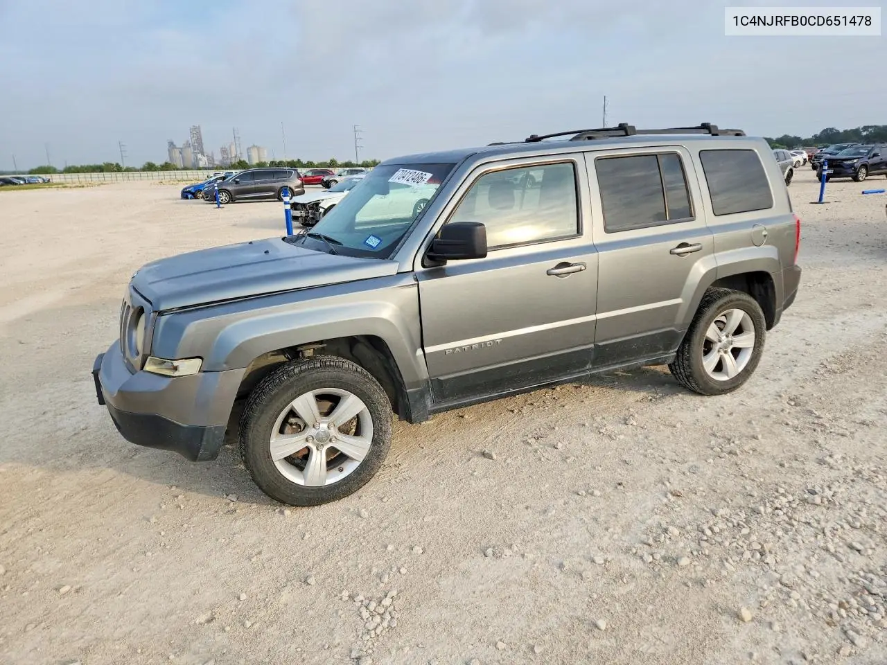 JEEP LIBERTY (PATRIOT) 2012, VIN 1C4NJRFB0CD651478