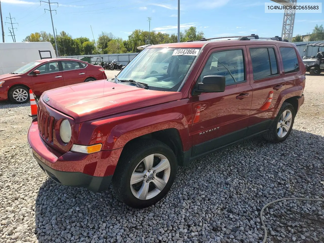 JEEP LIBERTY (PATRIOT) 2012, VIN 1C4NJRCB4CD655683