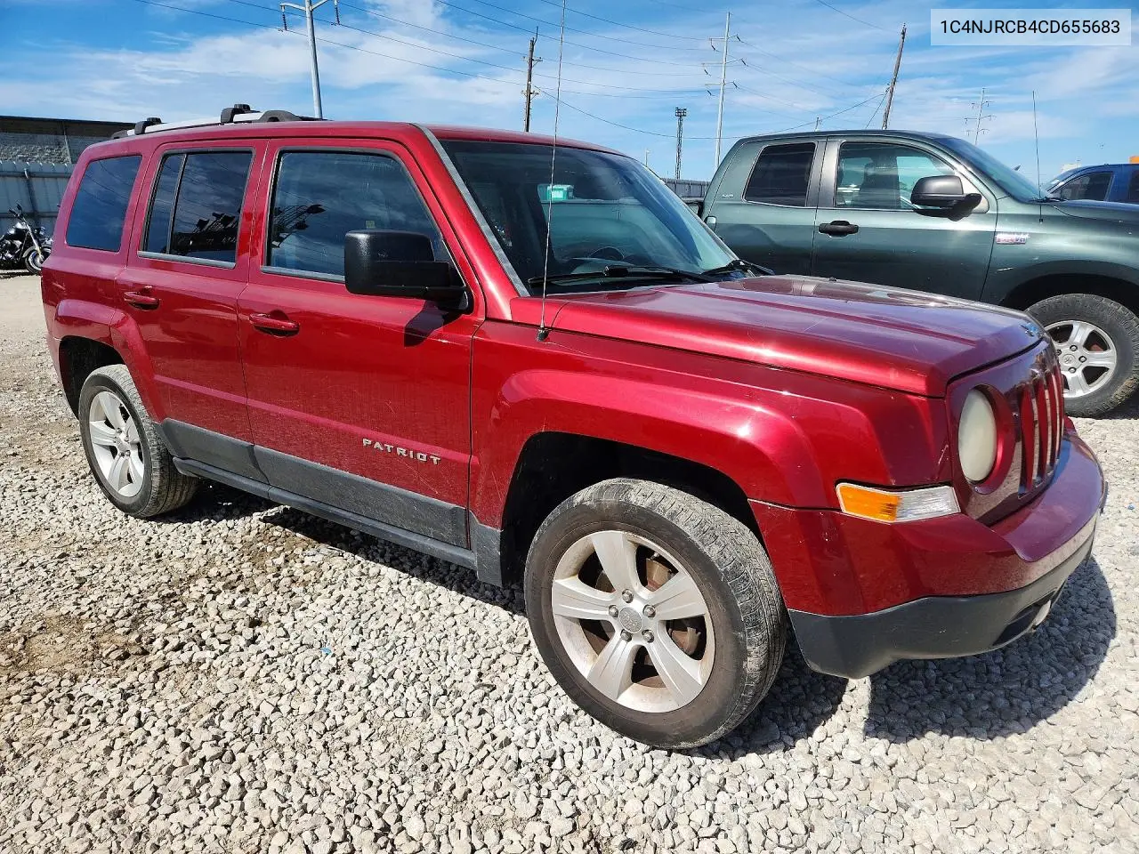 2012 JEEP LIBERTY (PATRIOT) VIN 1C4NJRCB4CD655683 — фото 4