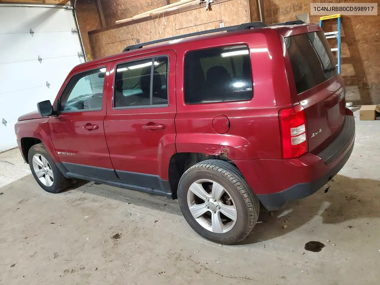 2012 JEEP LIBERTY (PATRIOT) VIN 1C4NJRBB0CD598917 — фото 2