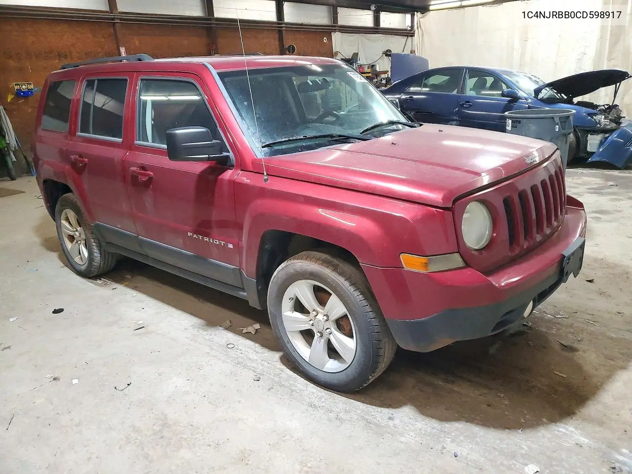 2012 JEEP LIBERTY (PATRIOT) VIN 1C4NJRBB0CD598917 — фото 4
