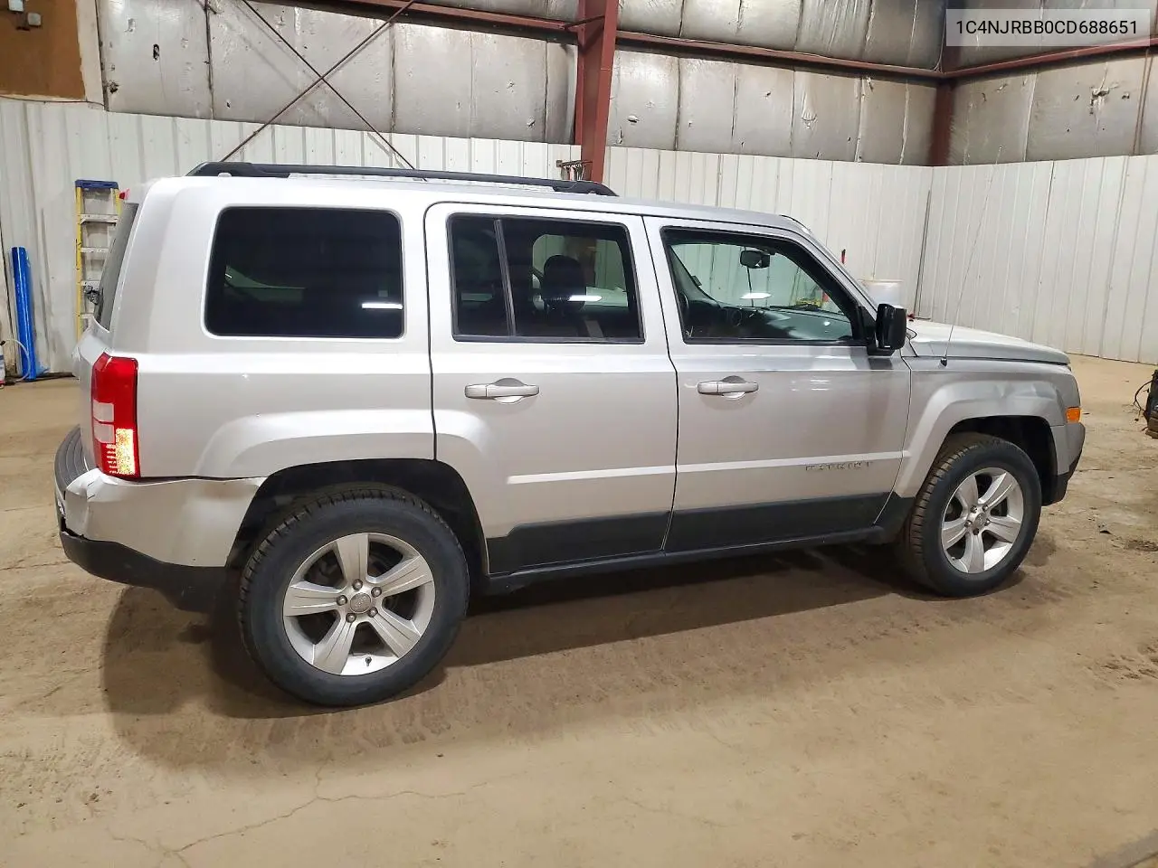 2012 JEEP LIBERTY (PATRIOT) VIN 1C4NJRBB0CD688651 — фото 3