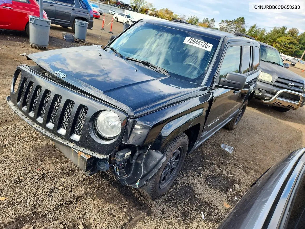 JEEP LIBERTY (PATRIOT) 2012, VIN 1C4NJRBB6CD658280