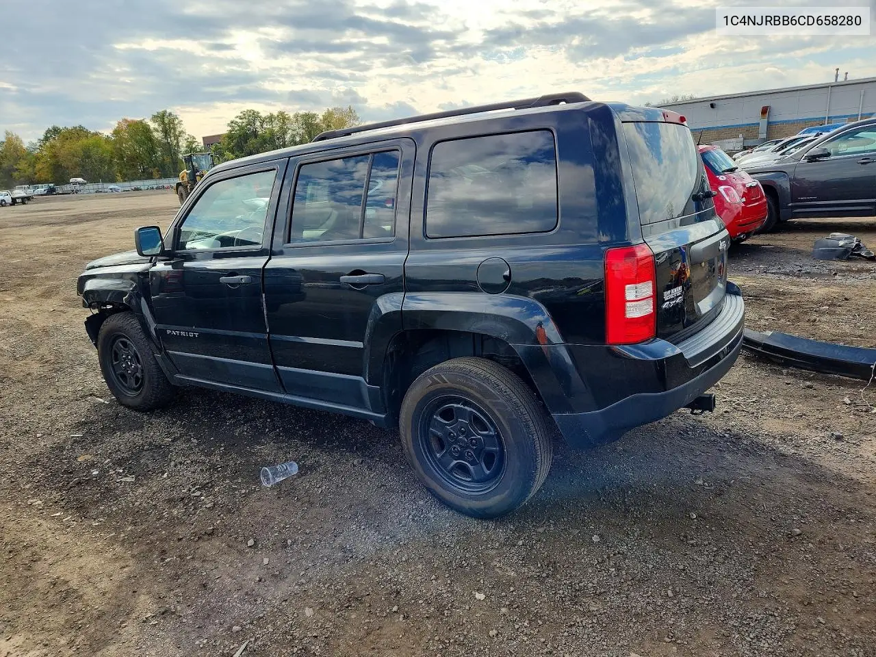 2012 JEEP LIBERTY (PATRIOT) VIN 1C4NJRBB6CD658280 — фото 2