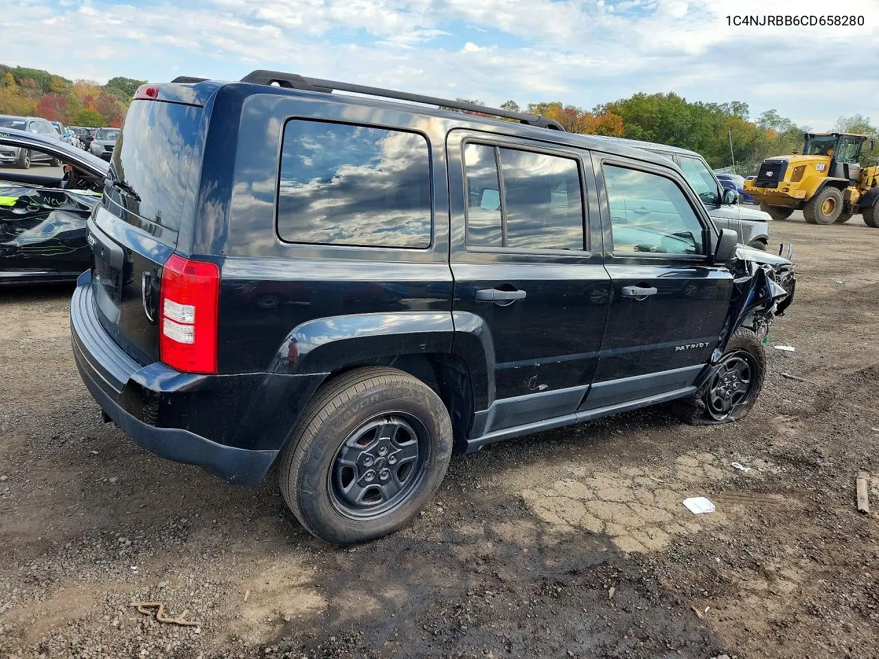 2012 JEEP LIBERTY (PATRIOT) VIN 1C4NJRBB6CD658280 — фото 3