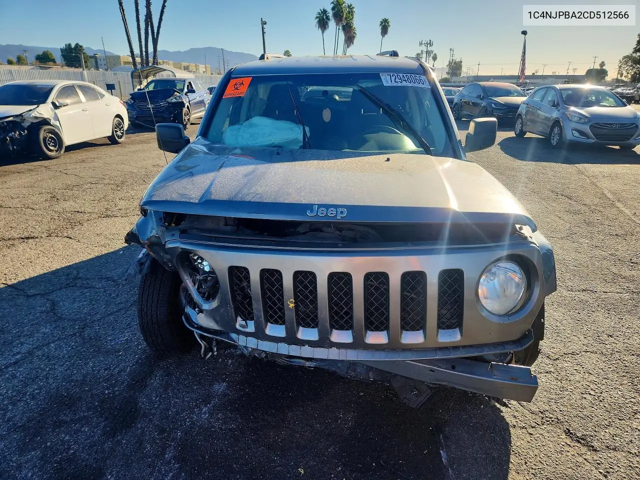 2012 JEEP LIBERTY (PATRIOT) VIN 1C4NJPBA2CD512566 — фото 5
