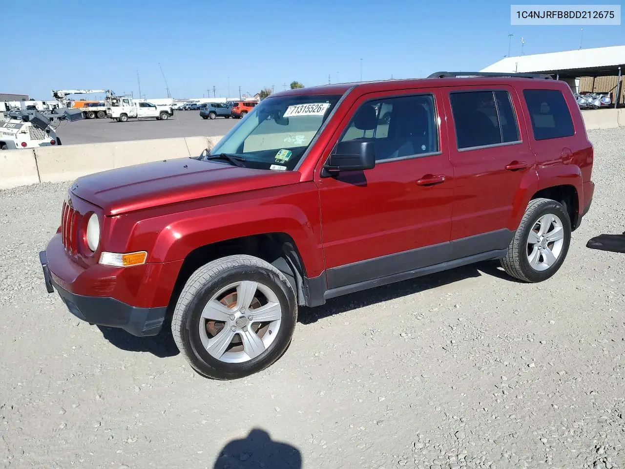 JEEP LIBERTY (PATRIOT) 2013, VIN 1C4NJRFB8DD212675