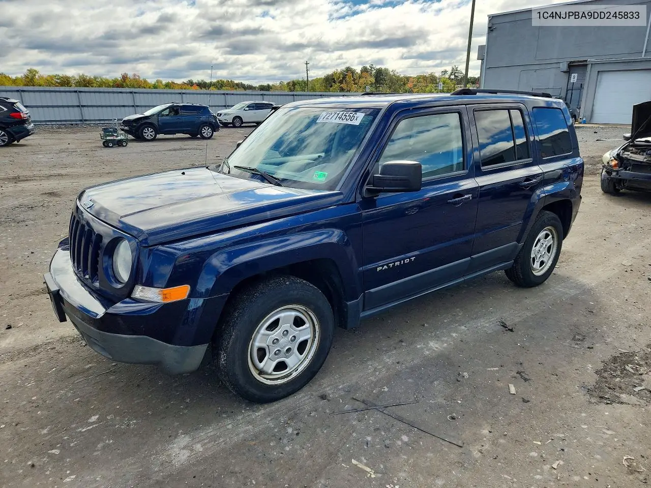 JEEP LIBERTY (PATRIOT) 2013, VIN 1C4NJPBA9DD245833