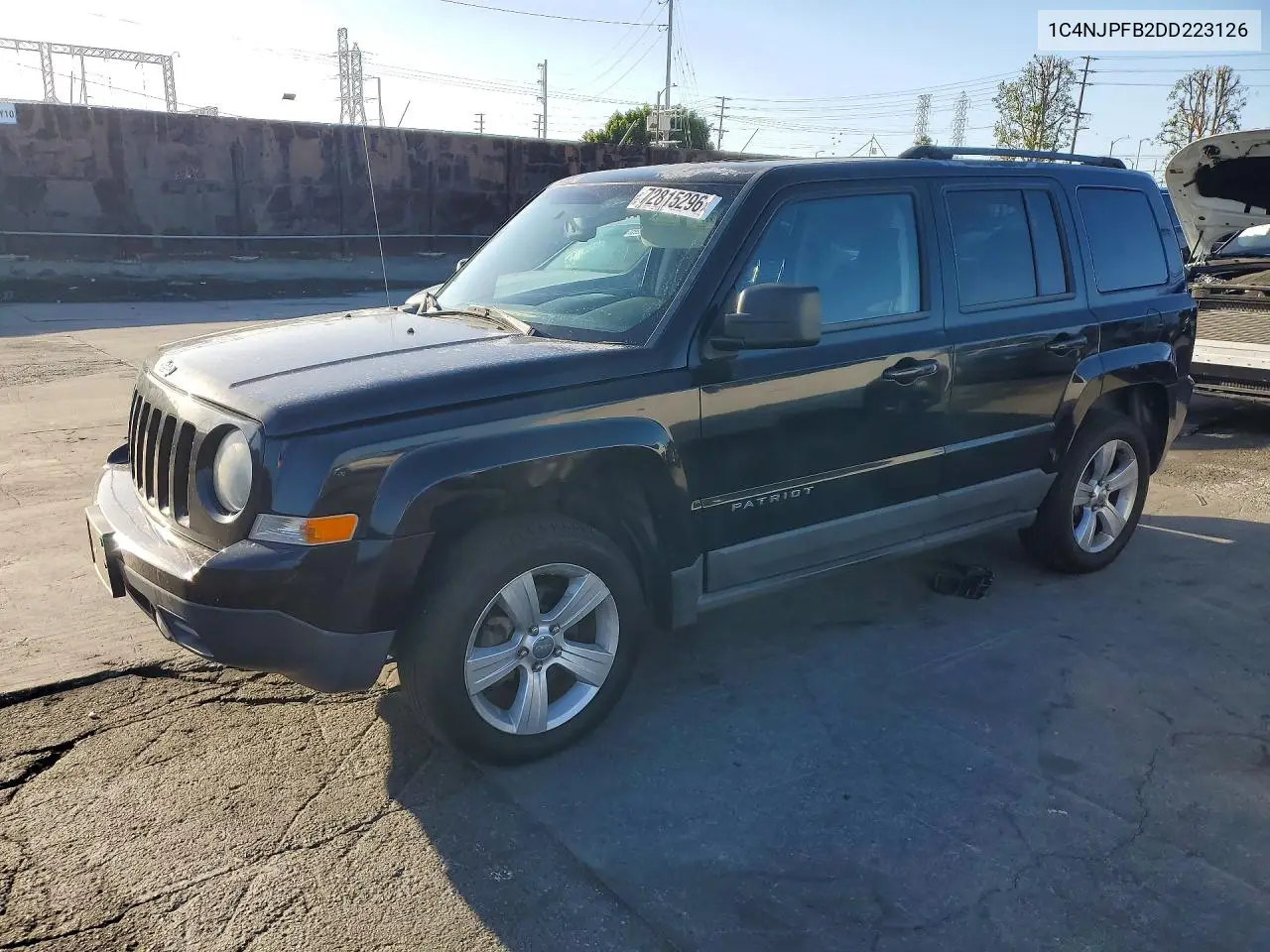 JEEP LIBERTY (PATRIOT) 2013, VIN 1C4NJPFB2DD223126