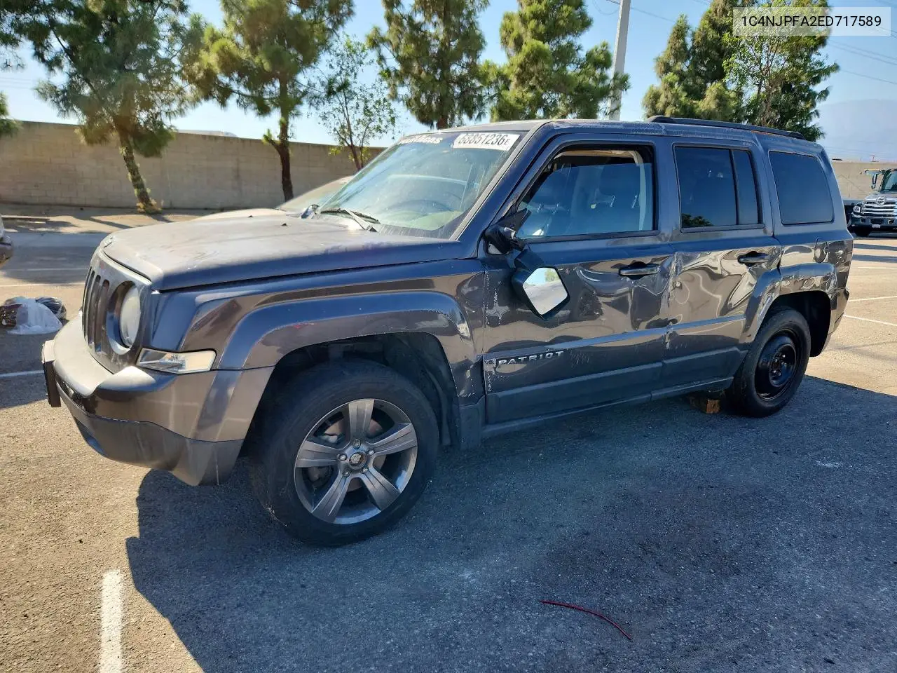 JEEP LIBERTY (PATRIOT) 2014, VIN 1C4NJPFA2ED717589