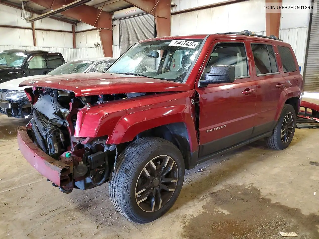 JEEP LIBERTY (PATRIOT) 2014, VIN 1C4NJRFB7ED501399
