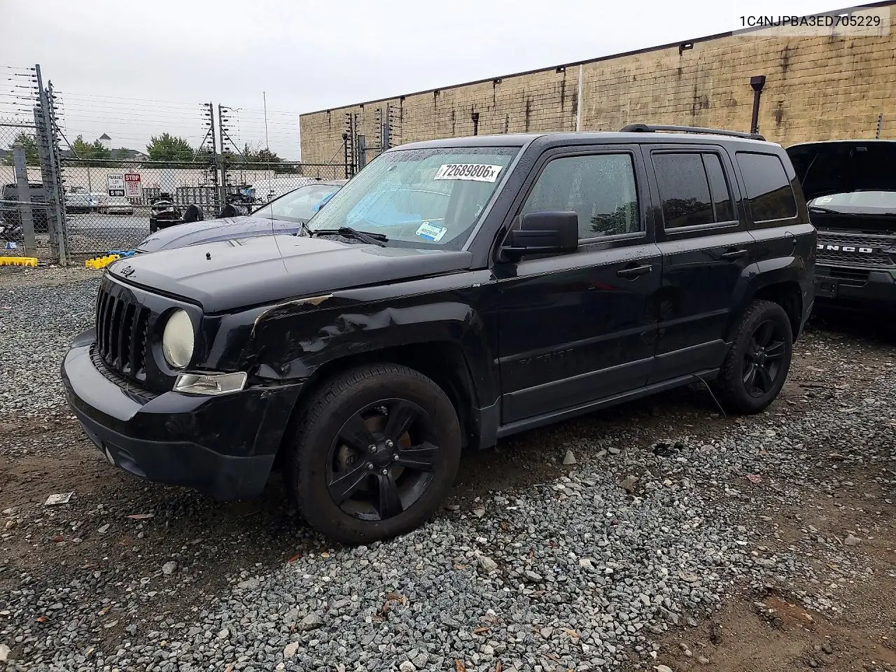 JEEP LIBERTY (PATRIOT) 2014, VIN 1C4NJPBA3ED705229