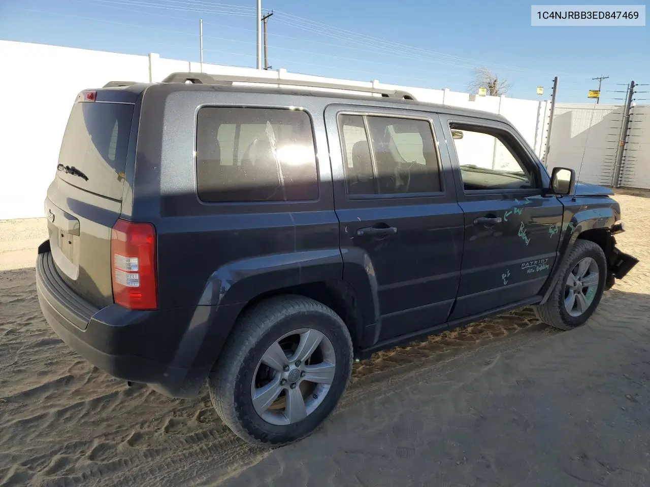 2014 JEEP LIBERTY (PATRIOT) VIN 1C4NJRBB3ED847469 — фото 3