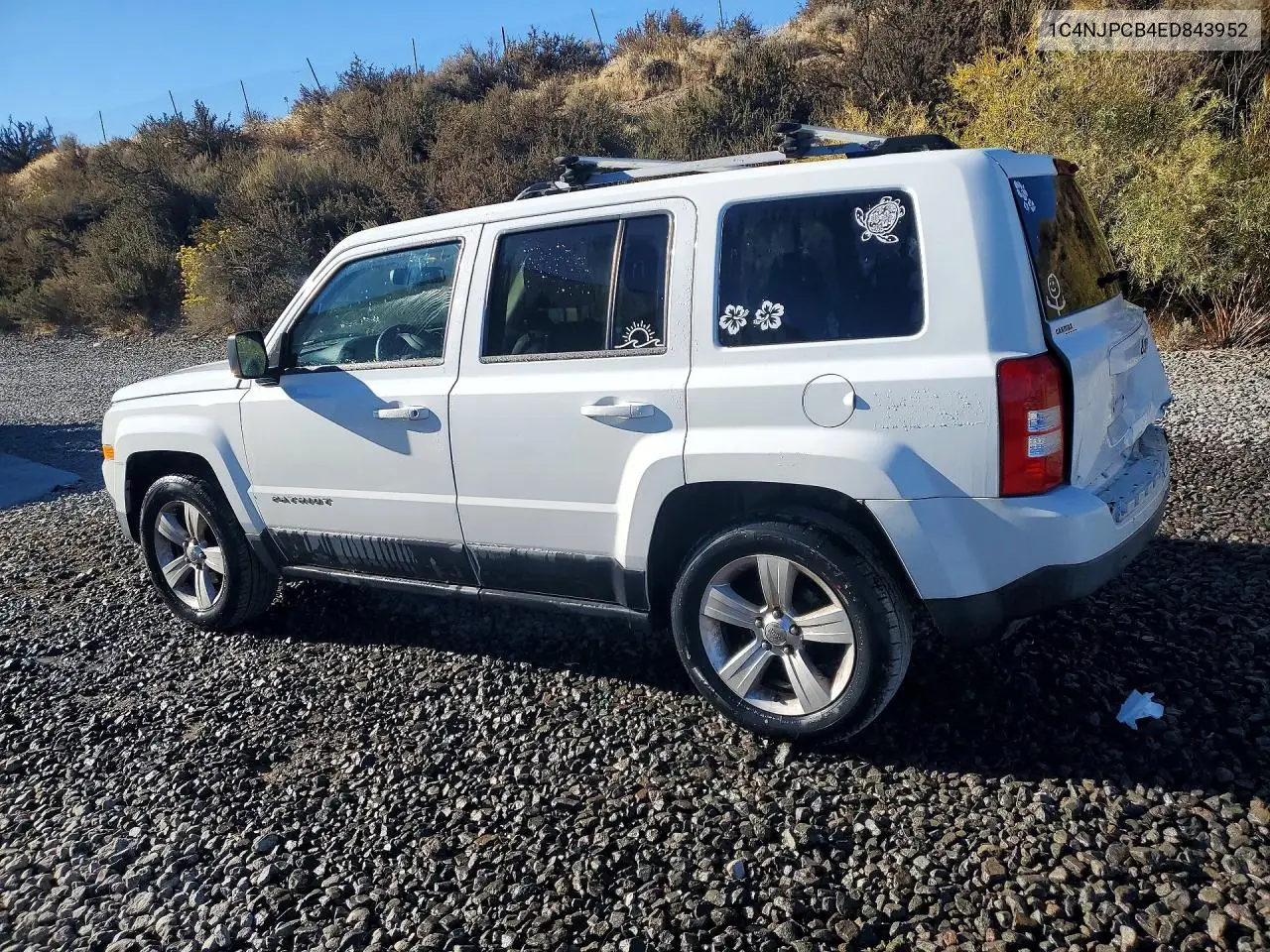 2014 JEEP LIBERTY (PATRIOT) VIN 1C4NJPCB4ED843952 — фото 2