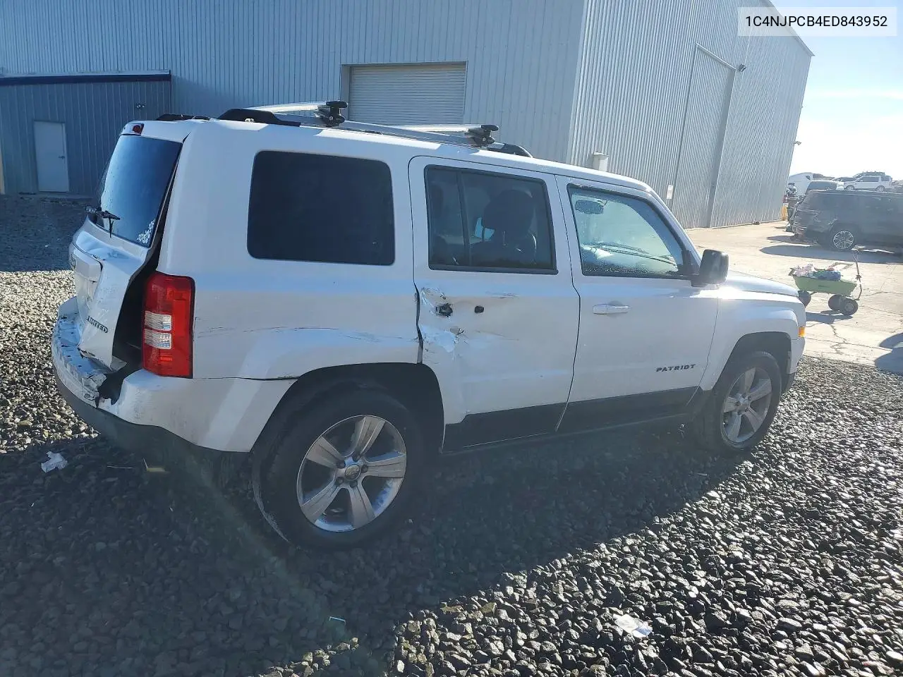 2014 JEEP LIBERTY (PATRIOT) VIN 1C4NJPCB4ED843952 — фото 3