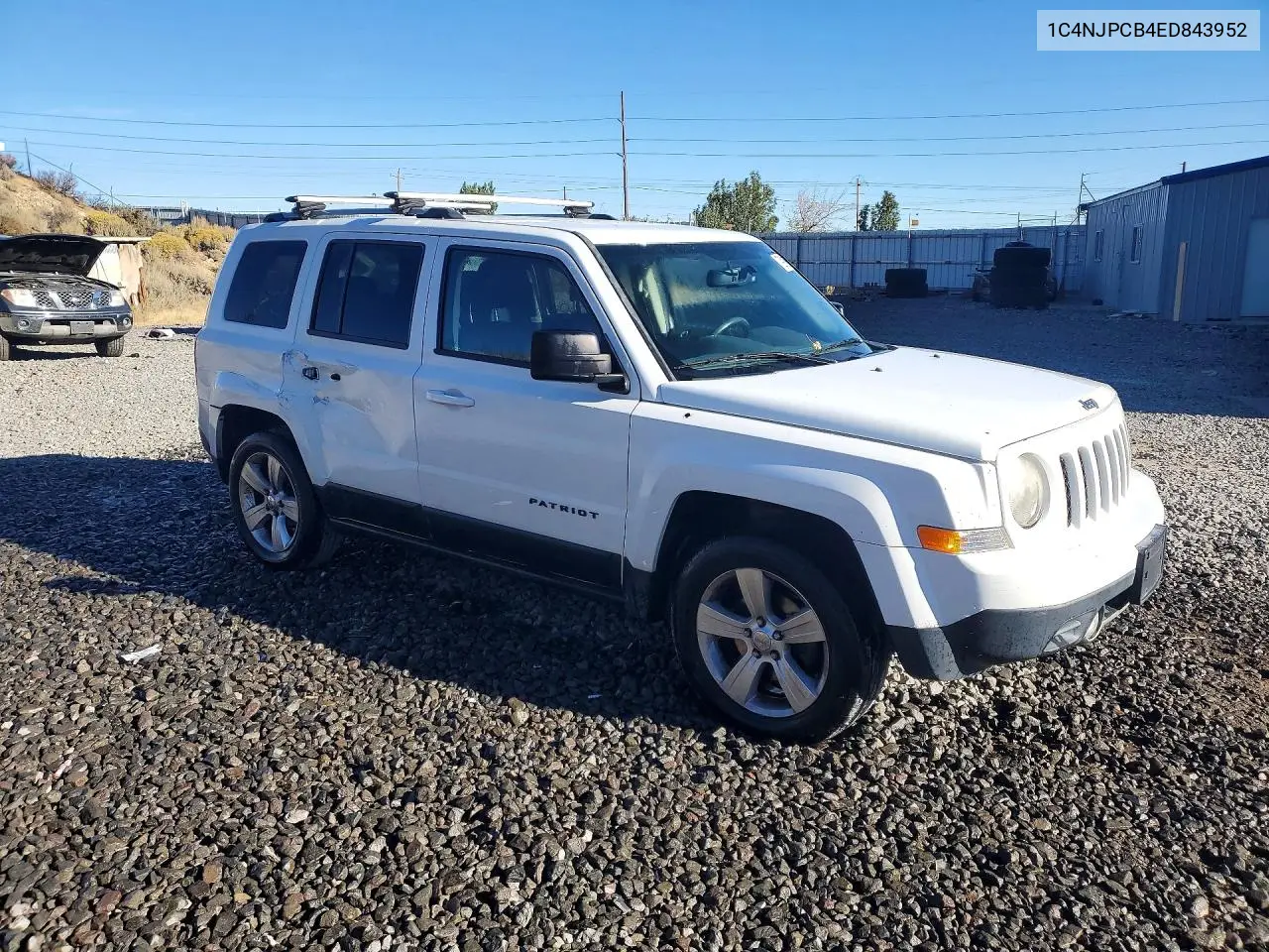2014 JEEP LIBERTY (PATRIOT) VIN 1C4NJPCB4ED843952 — фото 4