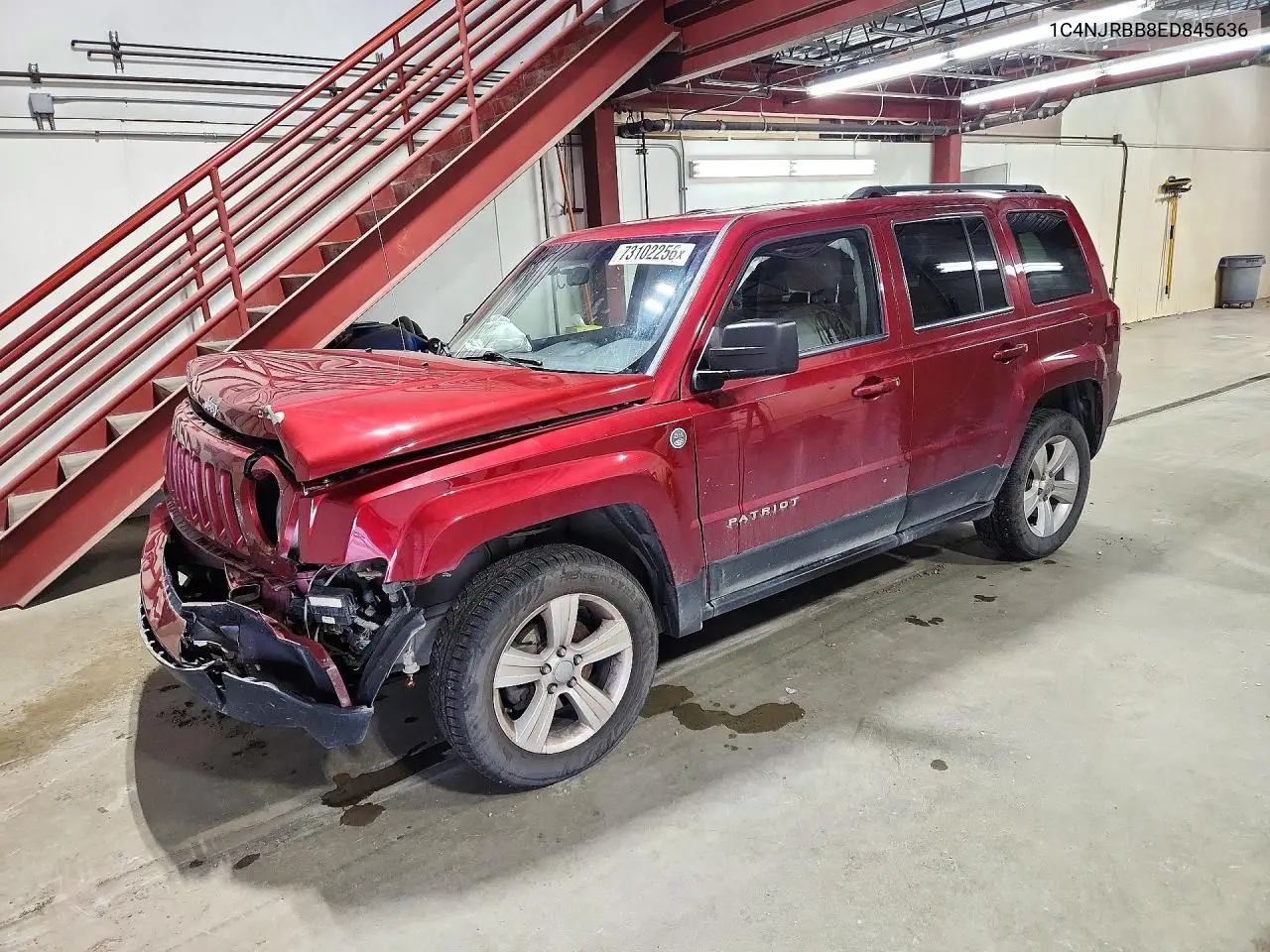 JEEP LIBERTY (PATRIOT) 2014, VIN 1C4NJRBB8ED845636